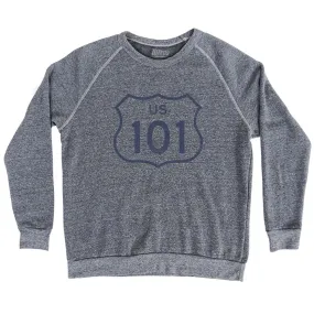 101 Road Sign Adult Tri-Blend Sweatshirt