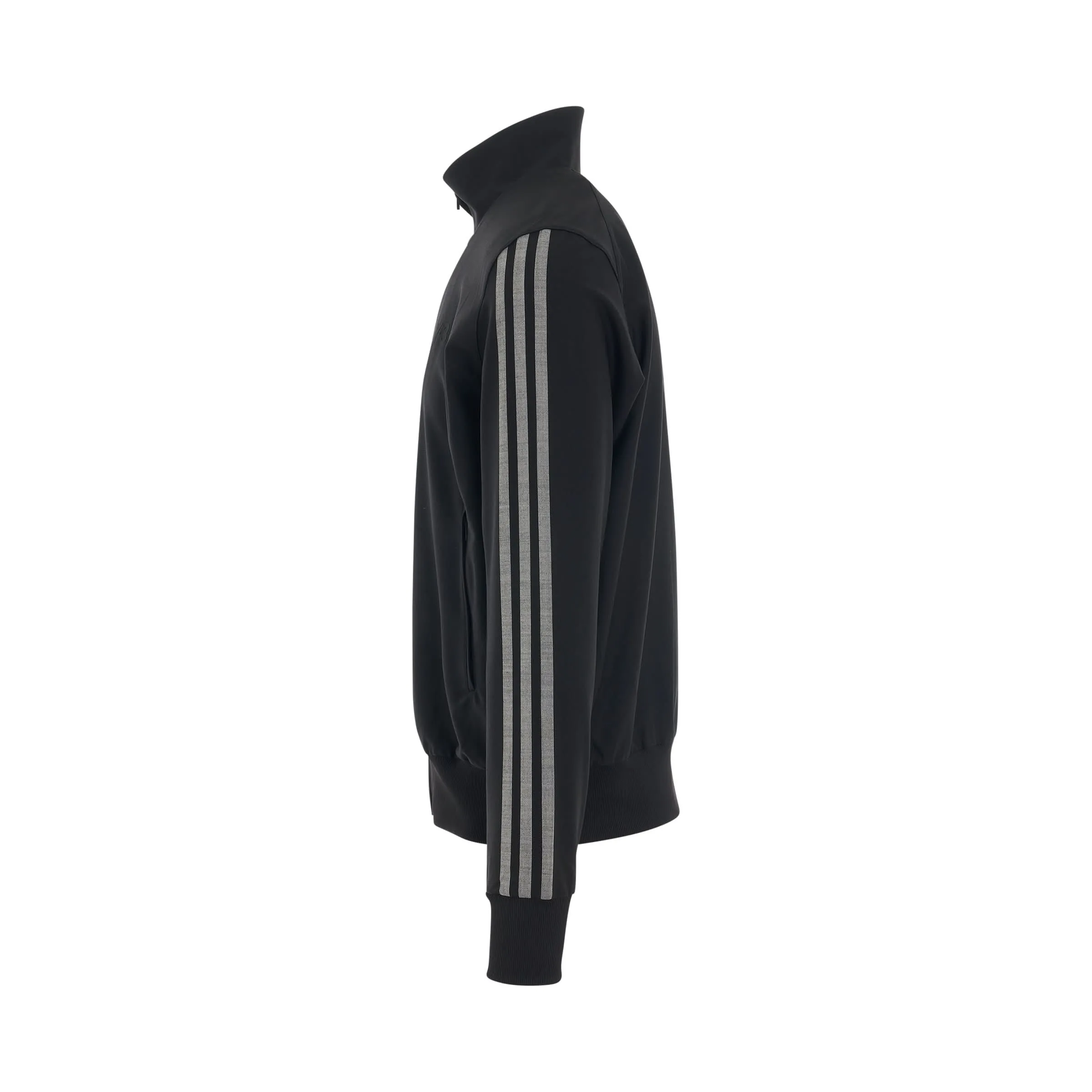 3 Stripes Refined Wool Track Jacket in Black