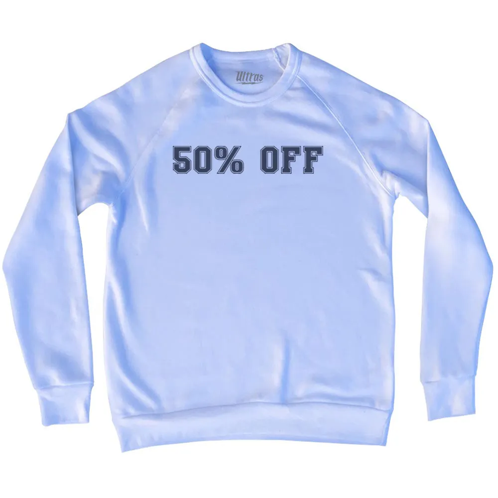 50% OFF Adult Tri-Blend Sweatshirt