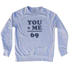 69 Math Equation Adult Tri-Blend Sweatshirt