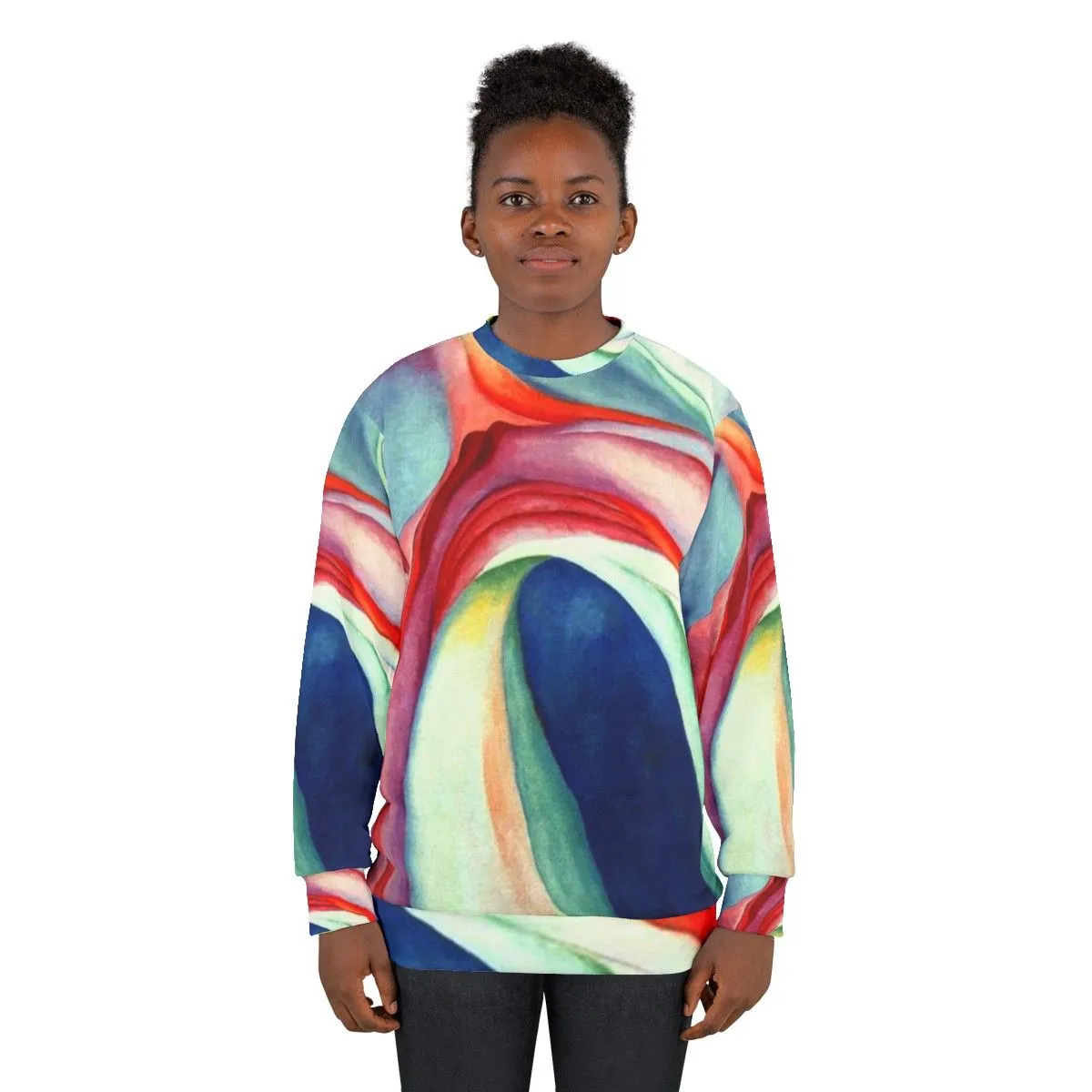 Abstract Art Sweatshirt by Georgia O'Keeffe