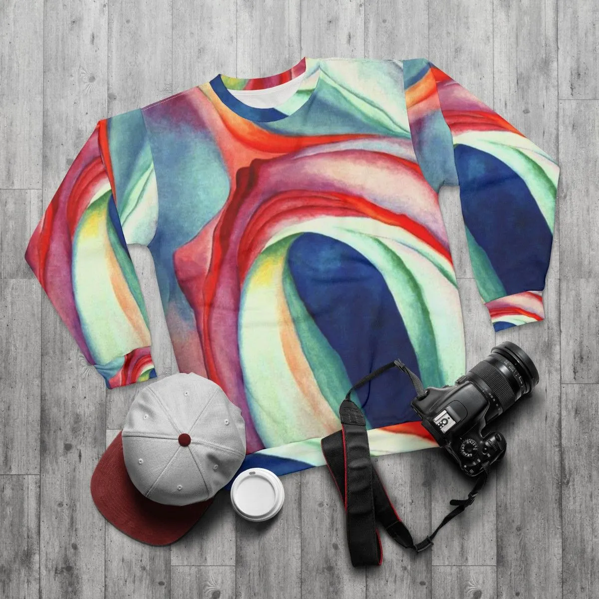 Abstract Art Sweatshirt by Georgia O'Keeffe