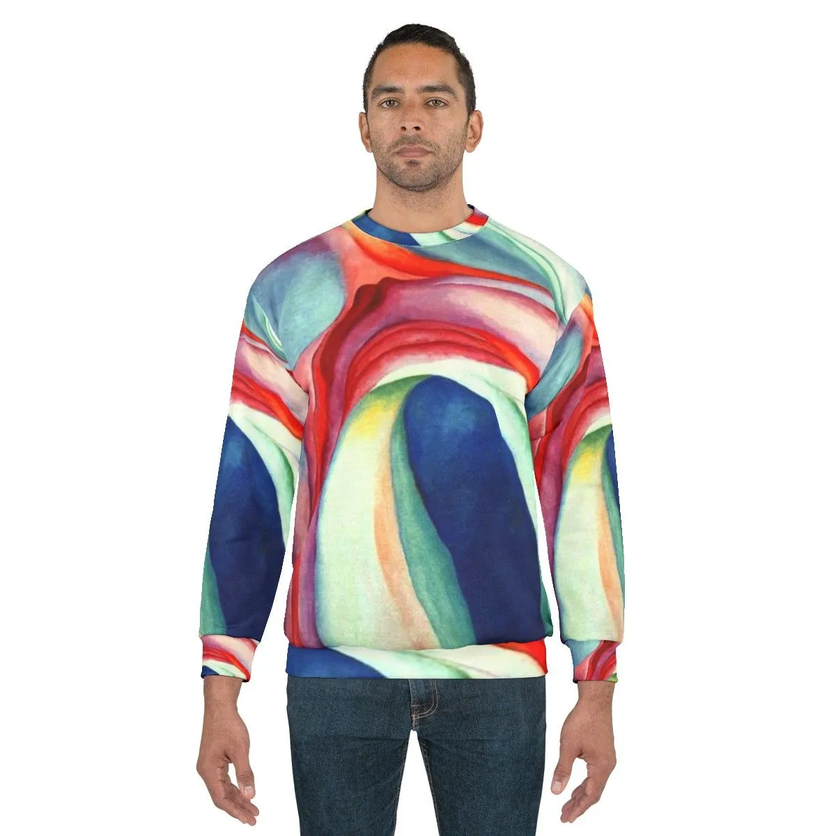 Abstract Art Sweatshirt by Georgia O'Keeffe