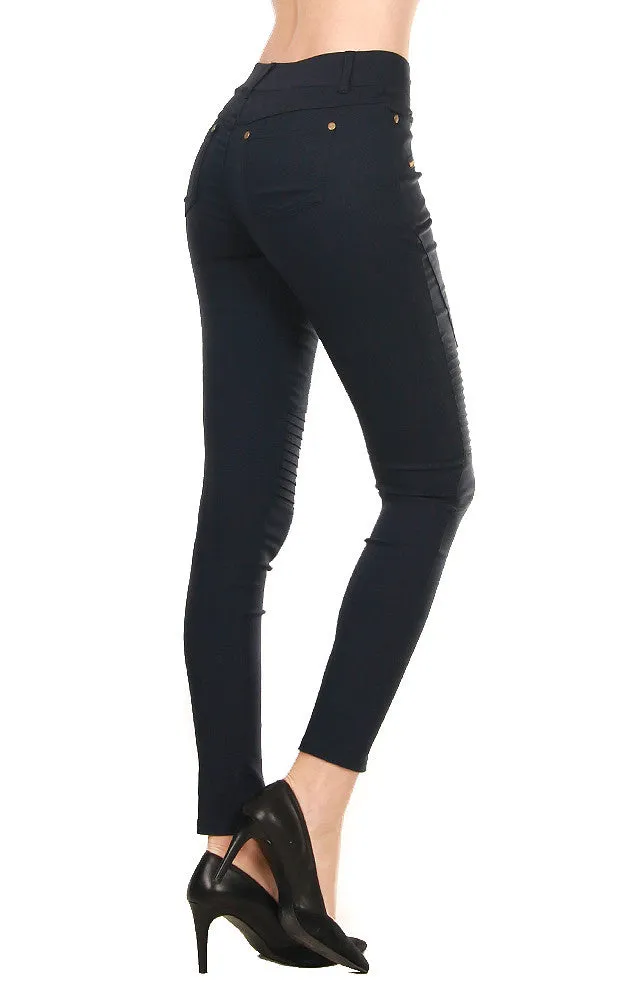 AL16773 Navy Stretch Jeggings