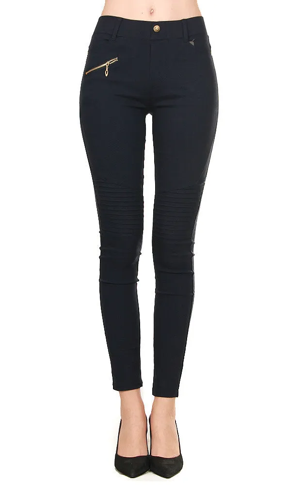 AL16773 Navy Stretch Jeggings