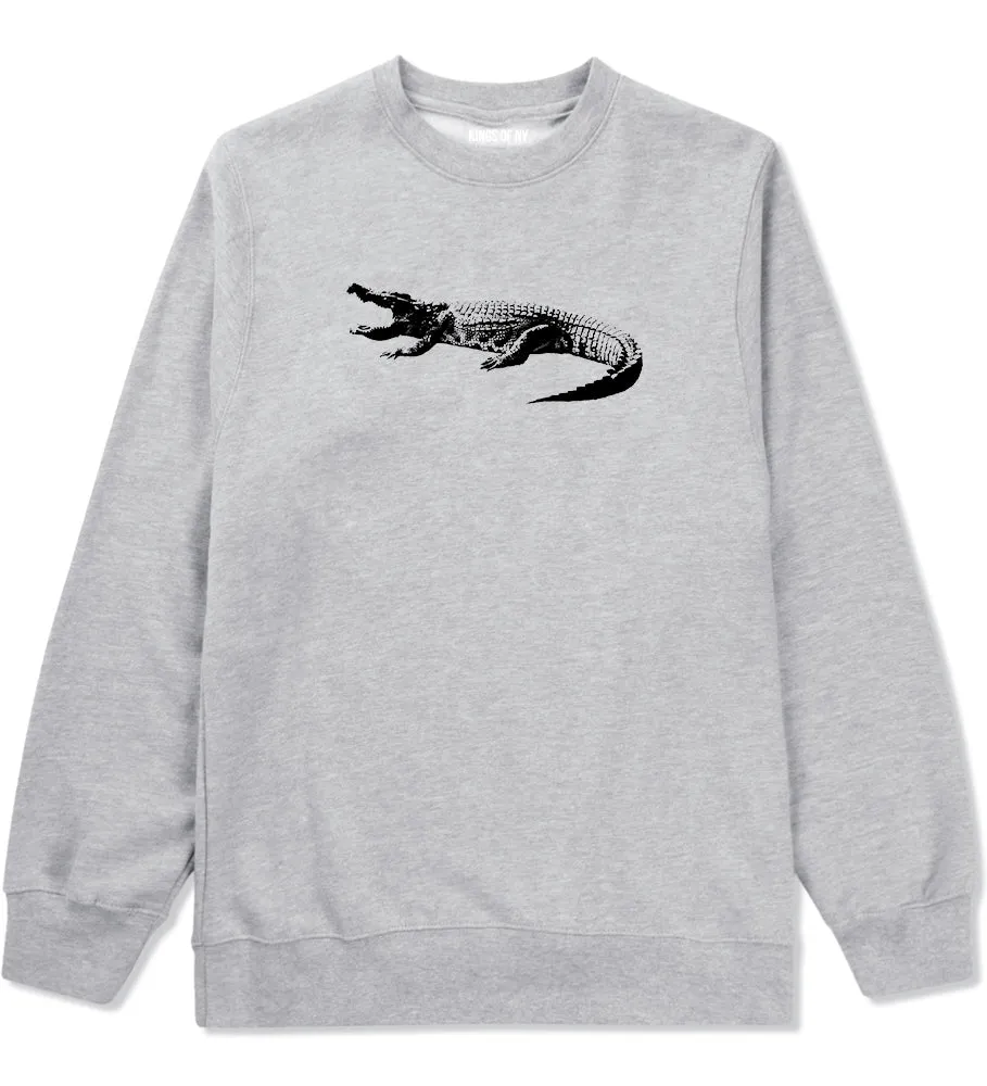 Alligator Mens Crewneck Sweatshirt