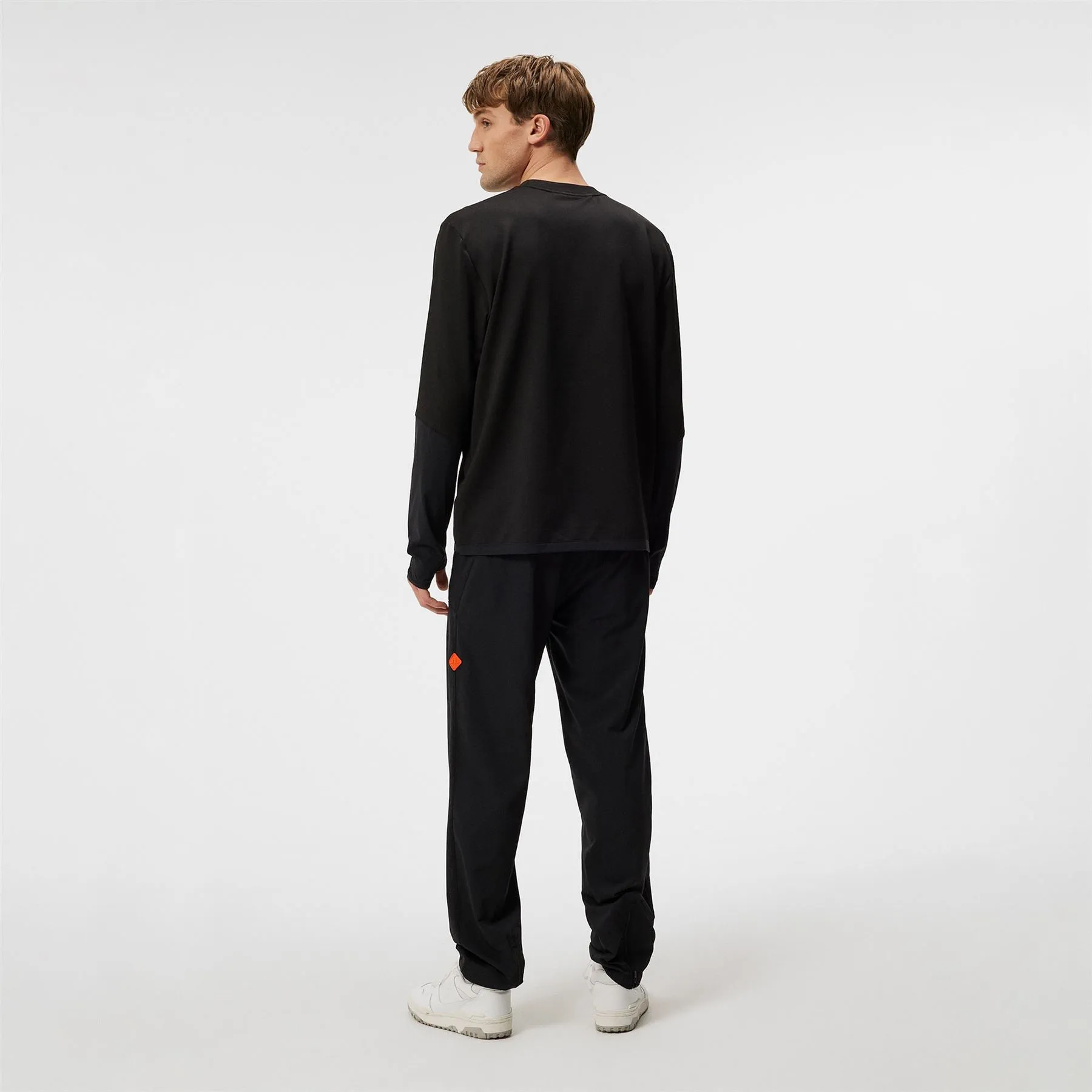 Alonso Crew Neck Jacquard Knit Sweatshirt Black - SS24