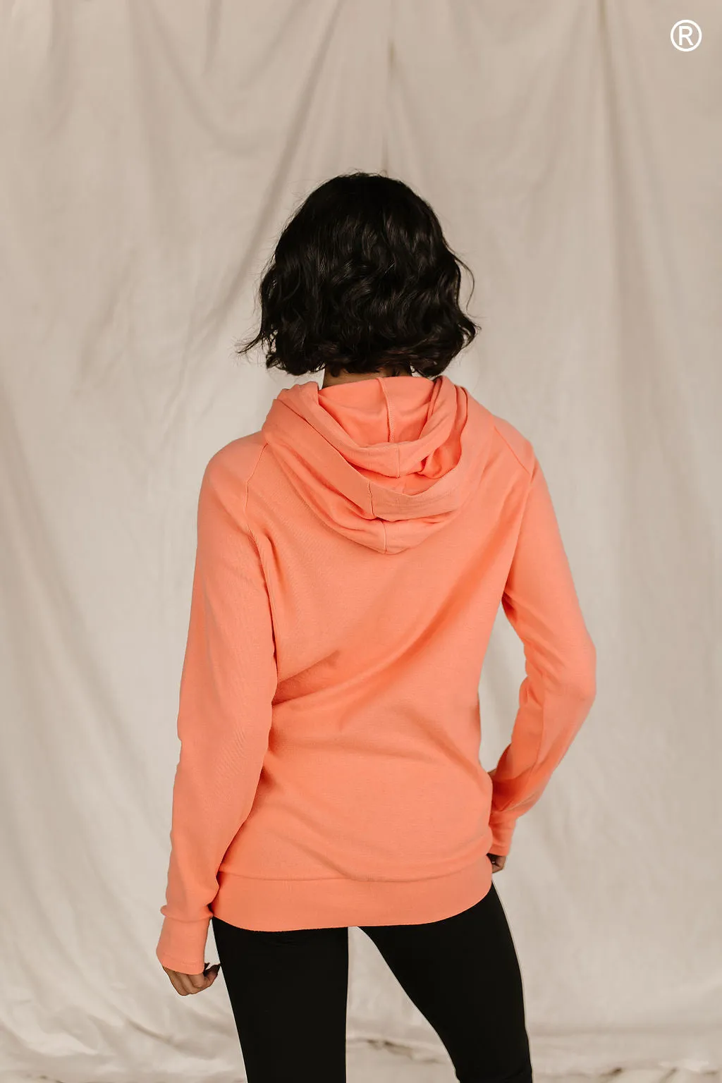 Ampersand Double Hood in Orange Peel