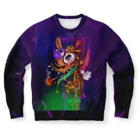 Bad Trippy Dog Holographic Sweatshirt