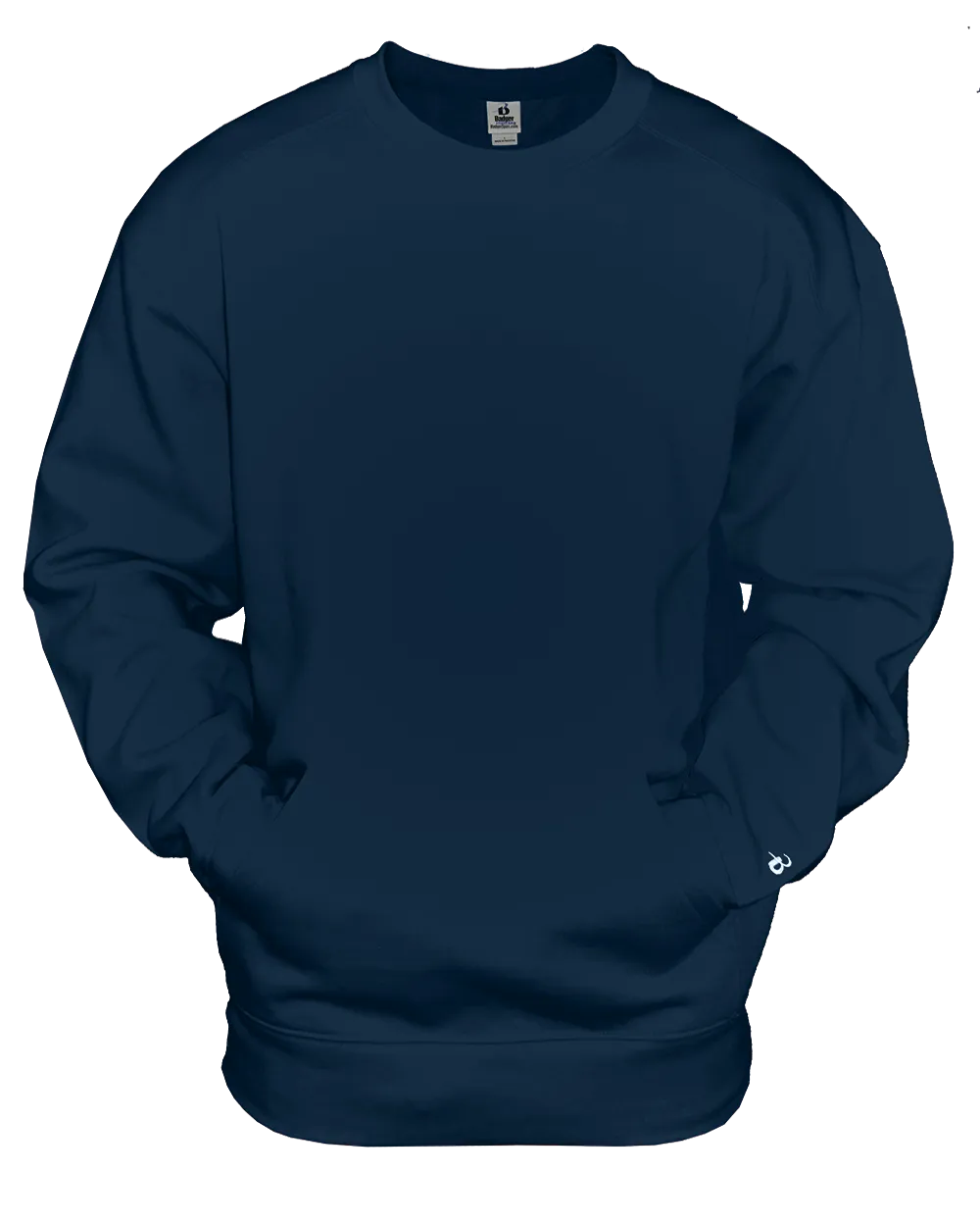 Badger Men's Pocket Crew Sweatshirt