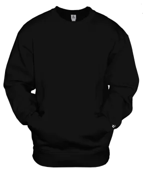 Badger Men's Pocket Crew Sweatshirt