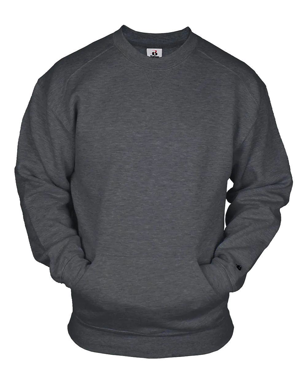 Badger Men's Pocket Crew Sweatshirt