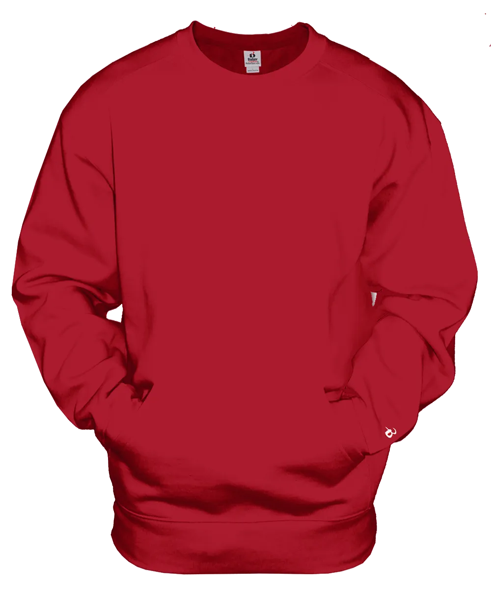 Badger Men's Pocket Crew Sweatshirt