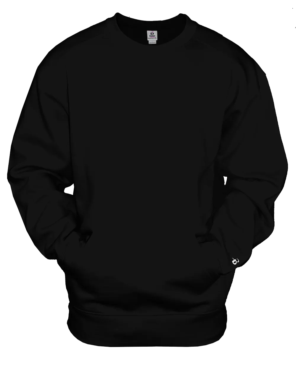 Badger Men's Pocket Crew Sweatshirt