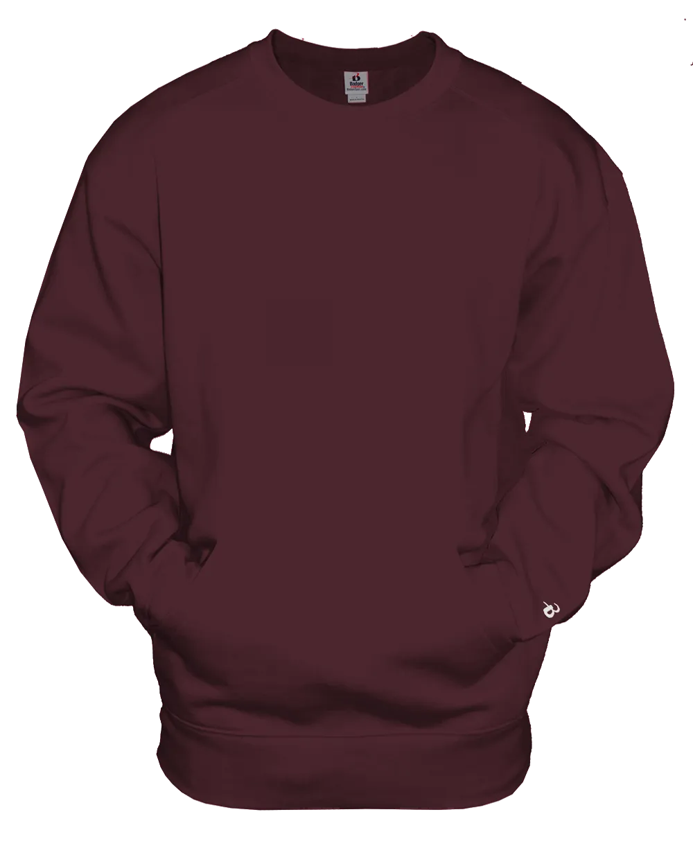 Badger Men's Pocket Crew Sweatshirt