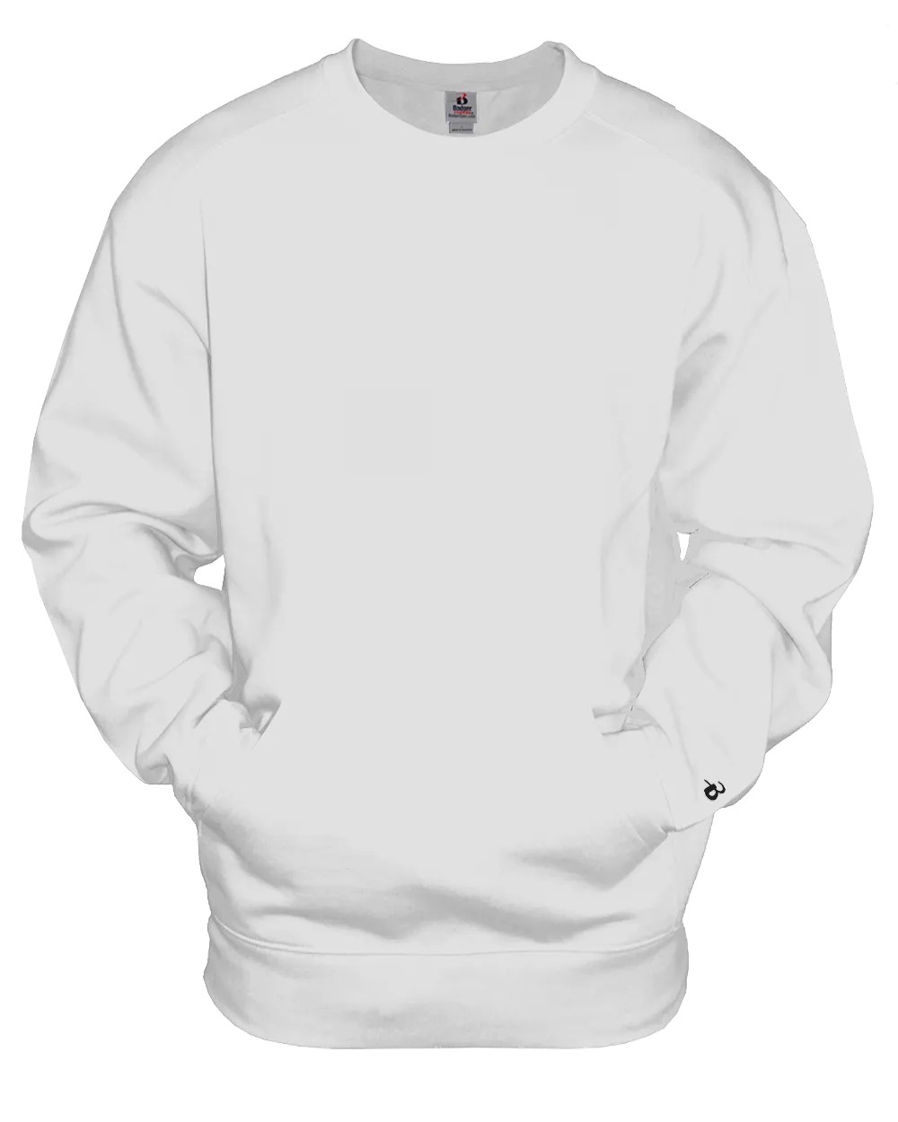 Badger Men's Pocket Crew Sweatshirt