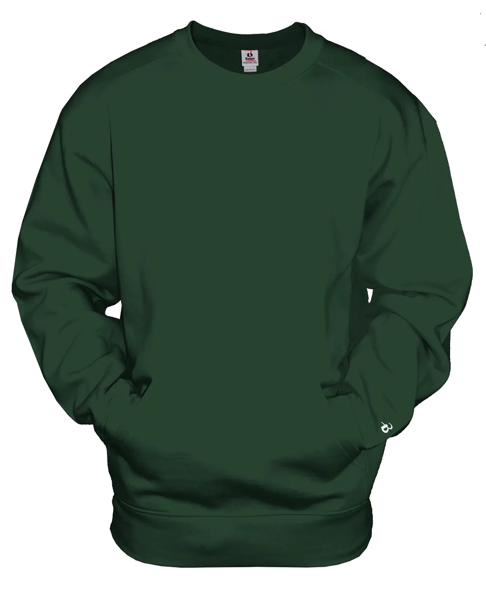 Badger Men's Pocket Crew Sweatshirt