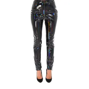 Balmain Holographic Skinny Trousers