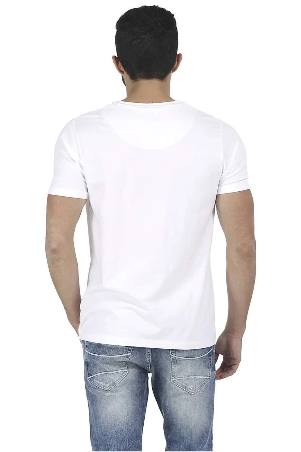 Basics Muscle Fit V Neck T Shirt