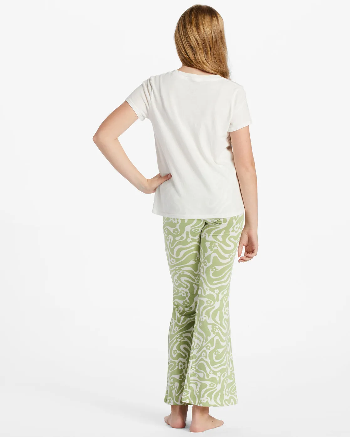 BILLABONG GIRLS Tell Me Knit Flare Pant