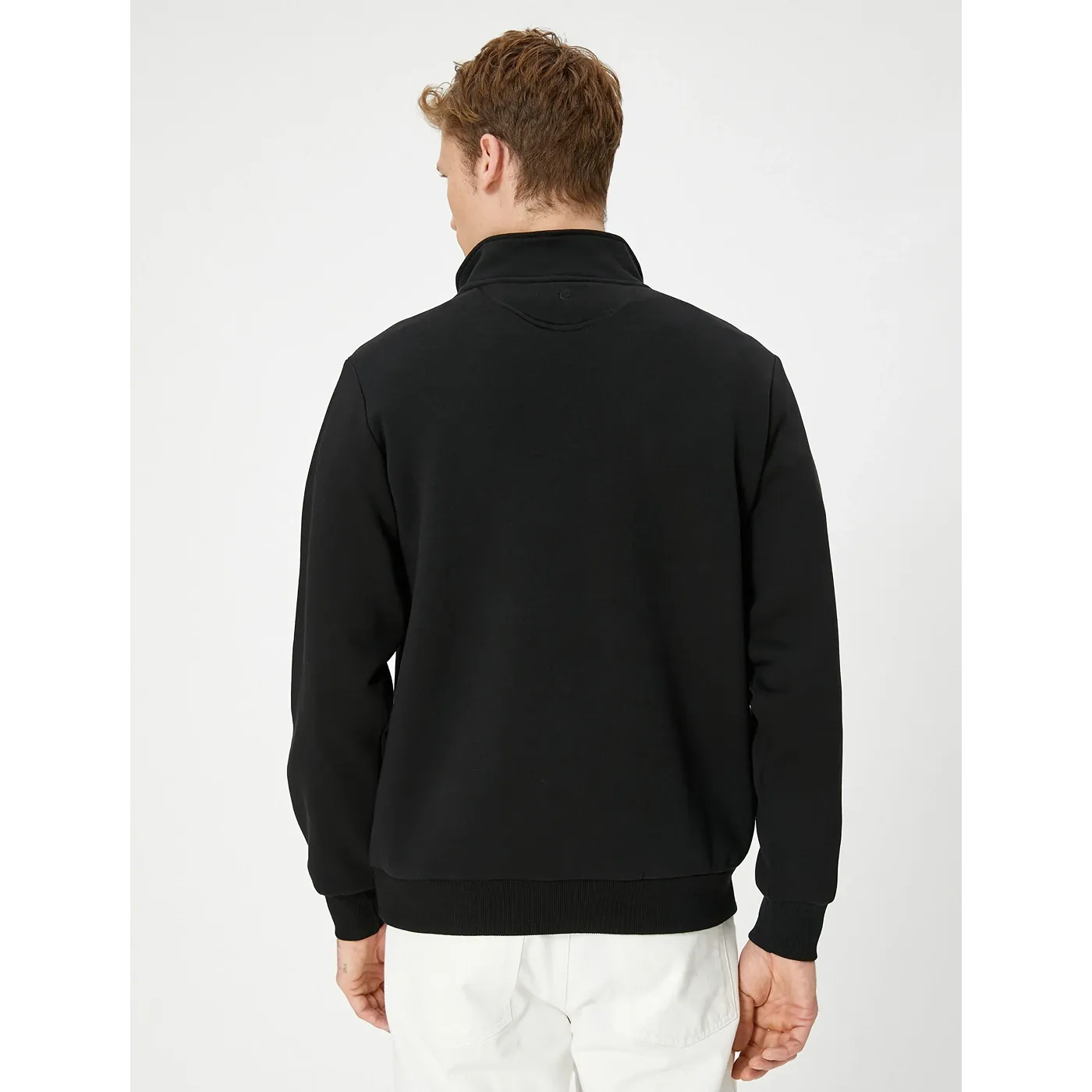 Black Half Zip Sweatshirt