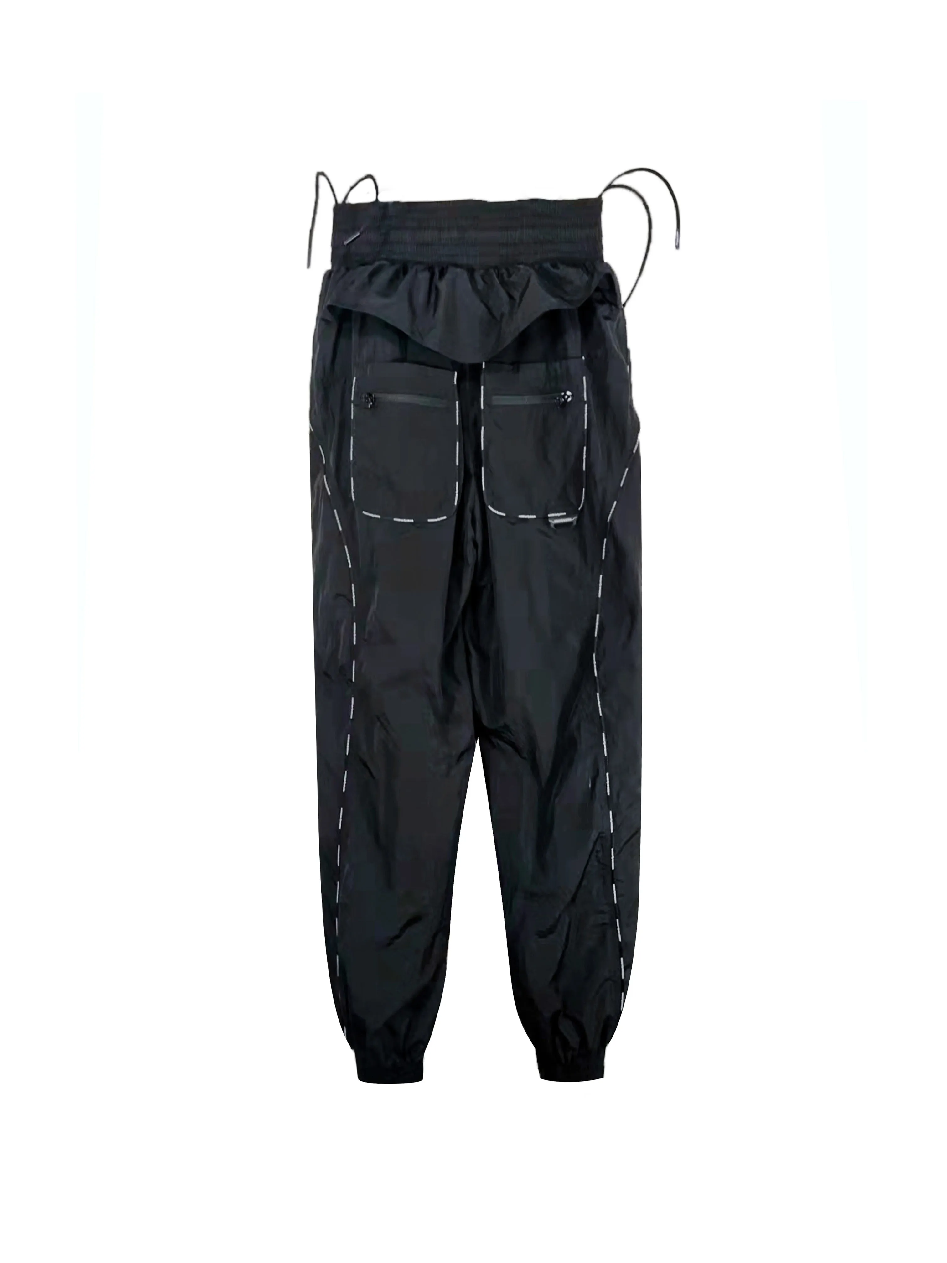 BLACK SPORT TRACK PANTS