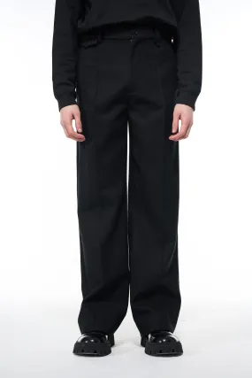 Black Wool Trousers