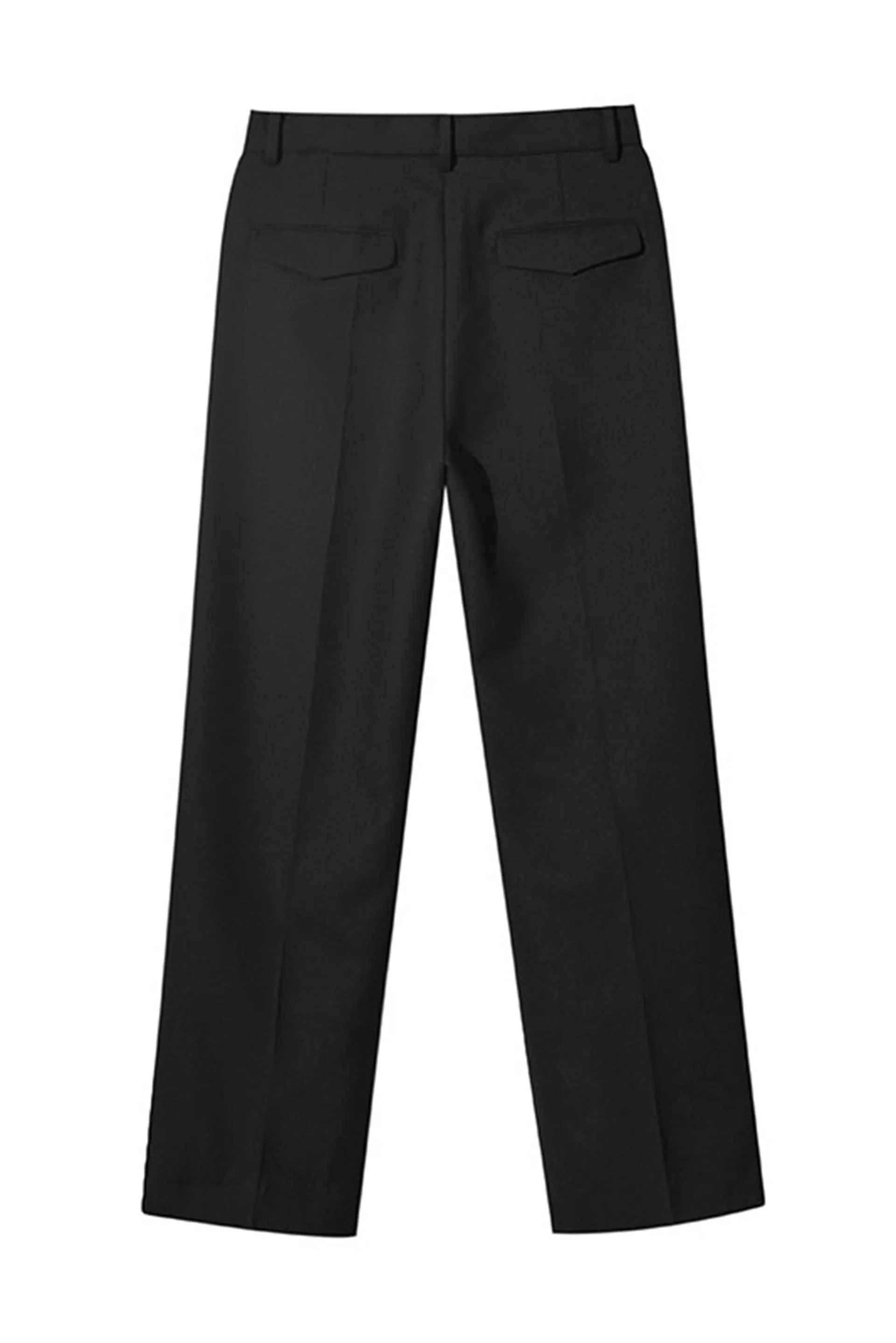 Black Wool Trousers