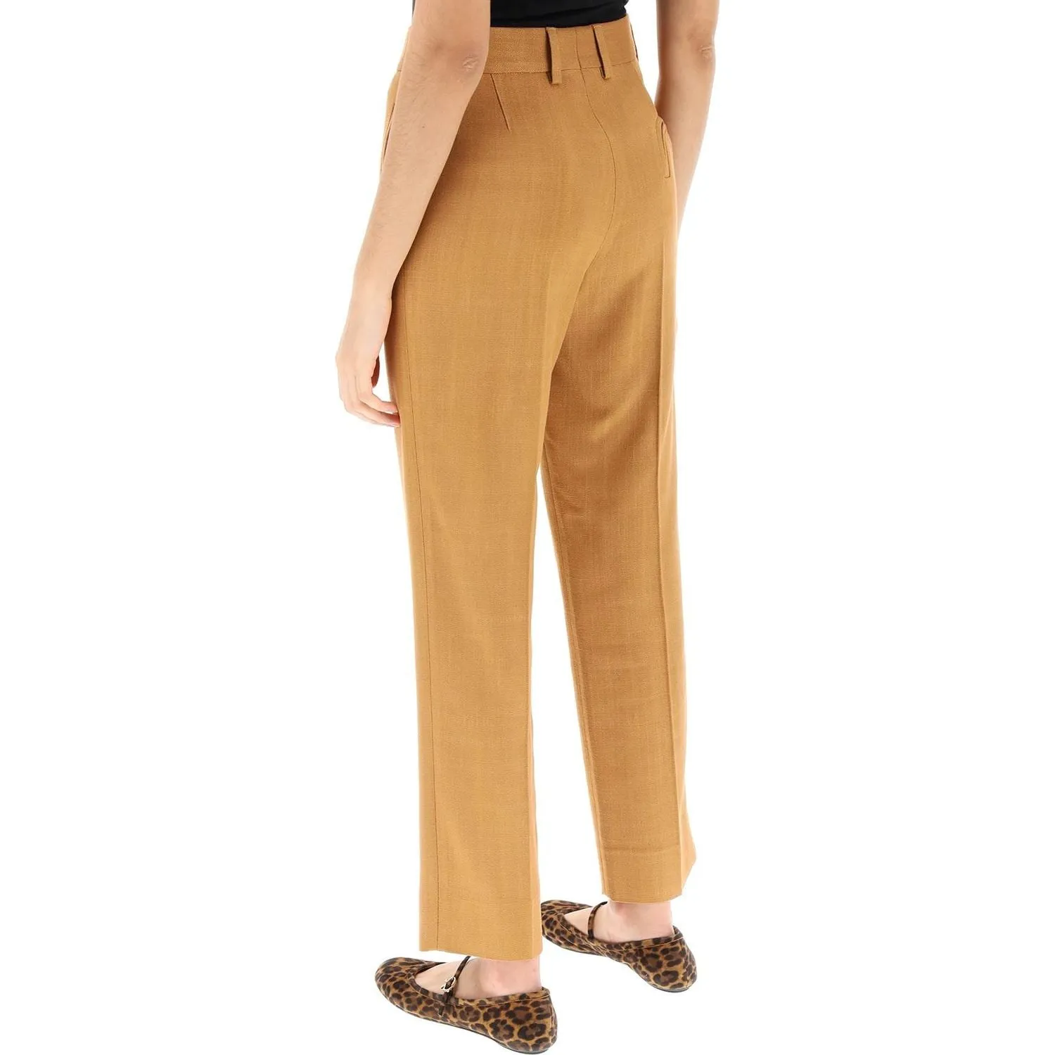 Blaze Milano santana peanut nana cropped tailoring pants