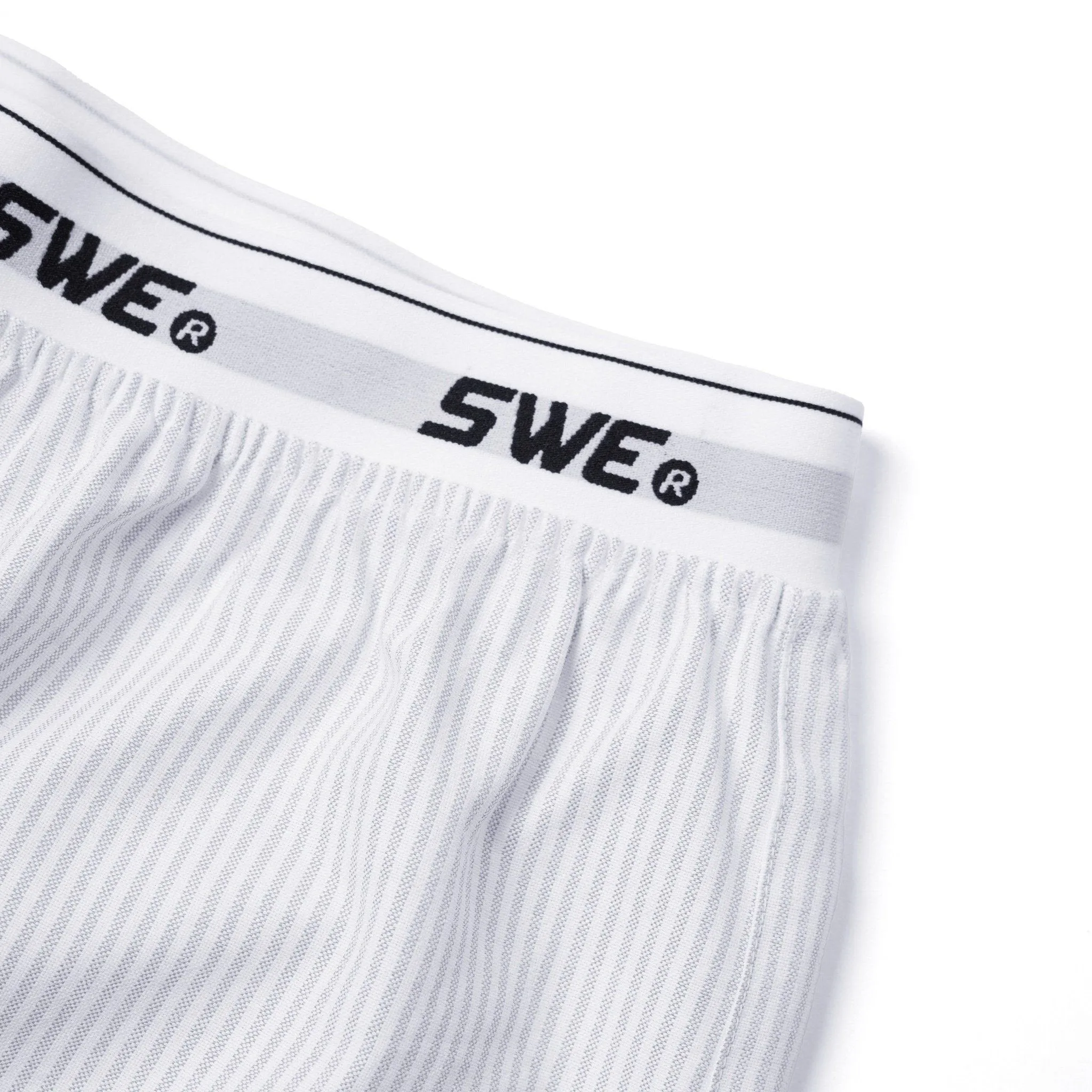 BOXER SHORTS - STRIPED BLACK