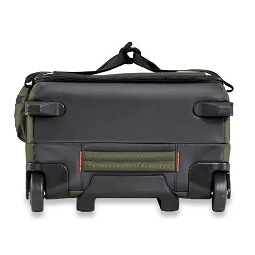 Briggs & Riley ZDX Upright Rolling Duffel Bag, Hunter, Carry-On