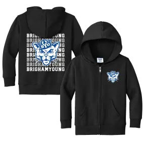 Brigham Young Cougars Retro Toddler Full-Zip Sweatshirt