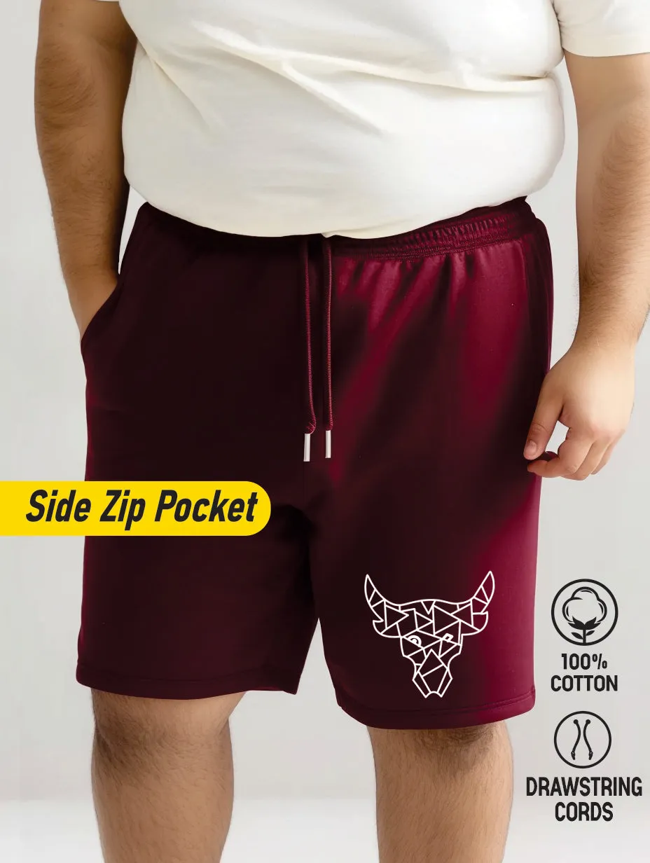 Bull Cotton Plus Size Shorts