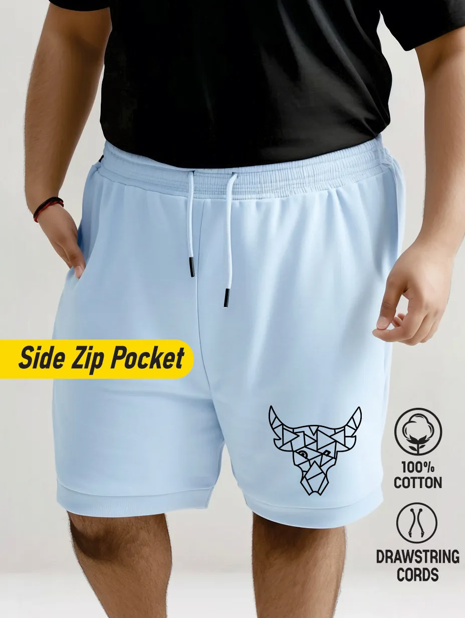 Bull Cotton Plus Size Shorts