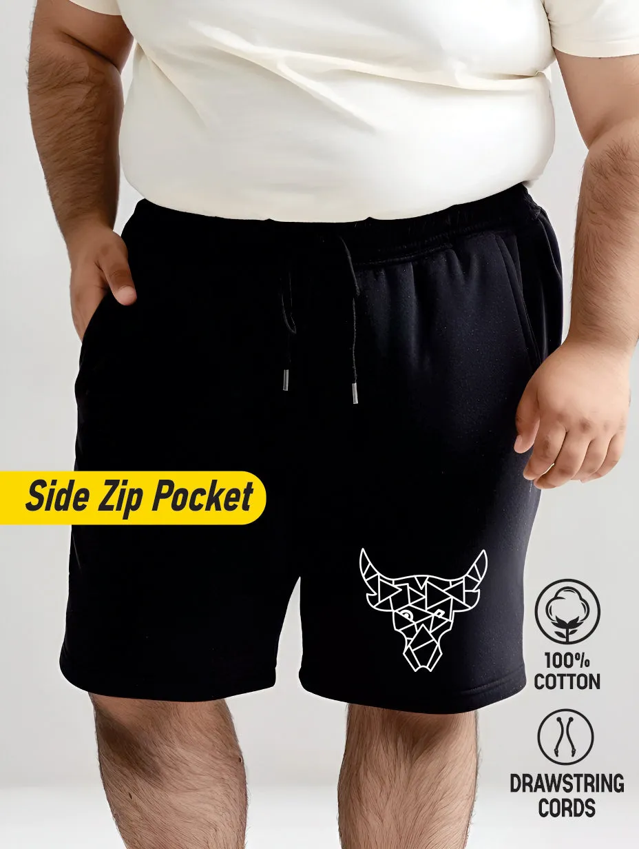 Bull Cotton Plus Size Shorts