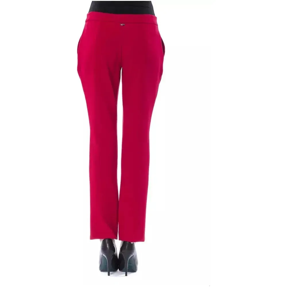 BYBLOS "Fuchsia Polyester Women Pant"