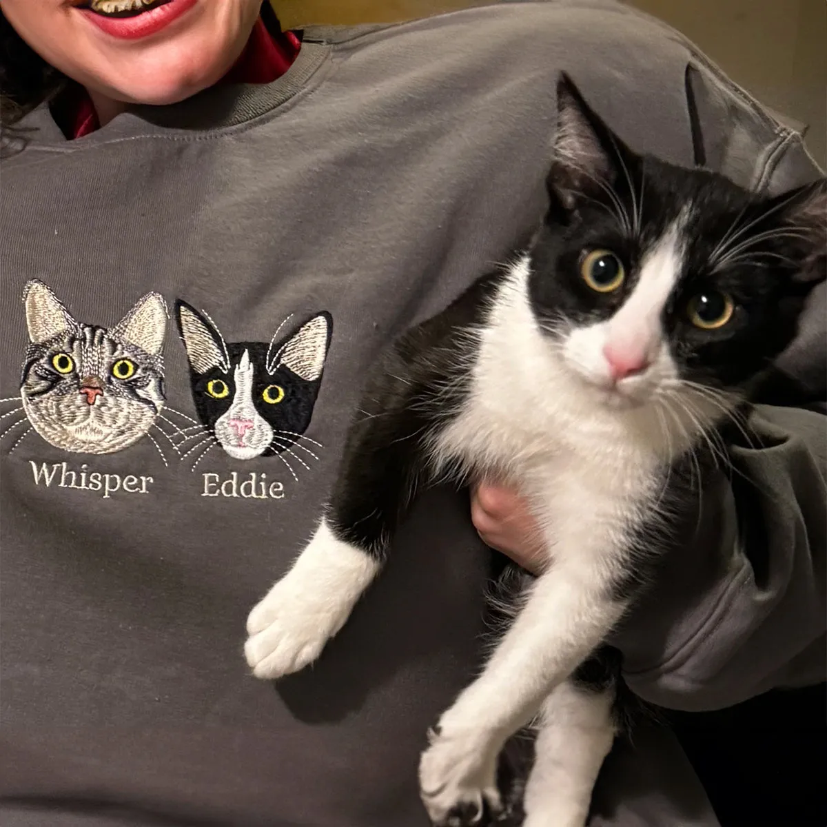 Cat Lover’s Essentials: Sweatshirt & Tote Bag Pair