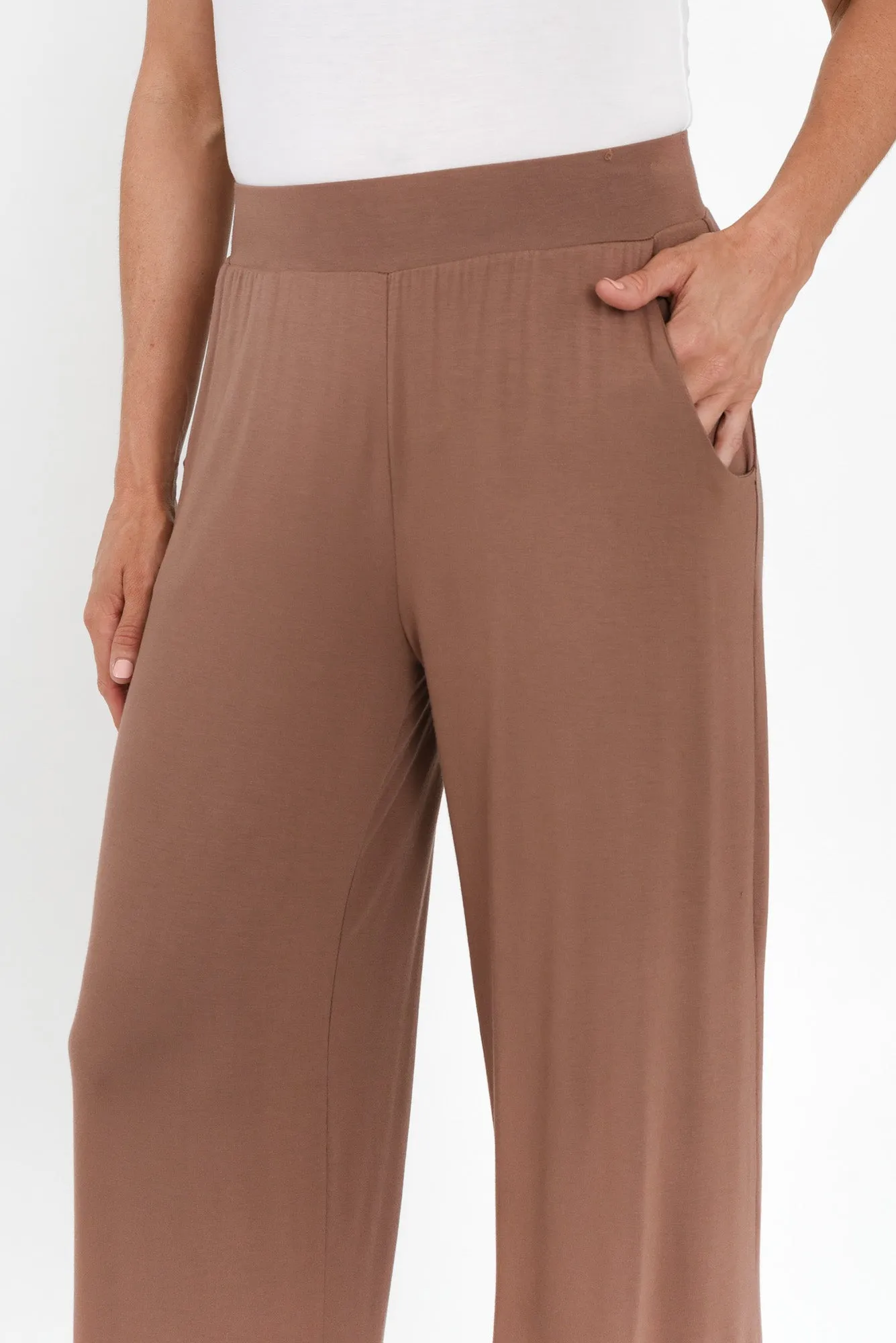 Cedric Chocolate Bamboo Pocket Pants