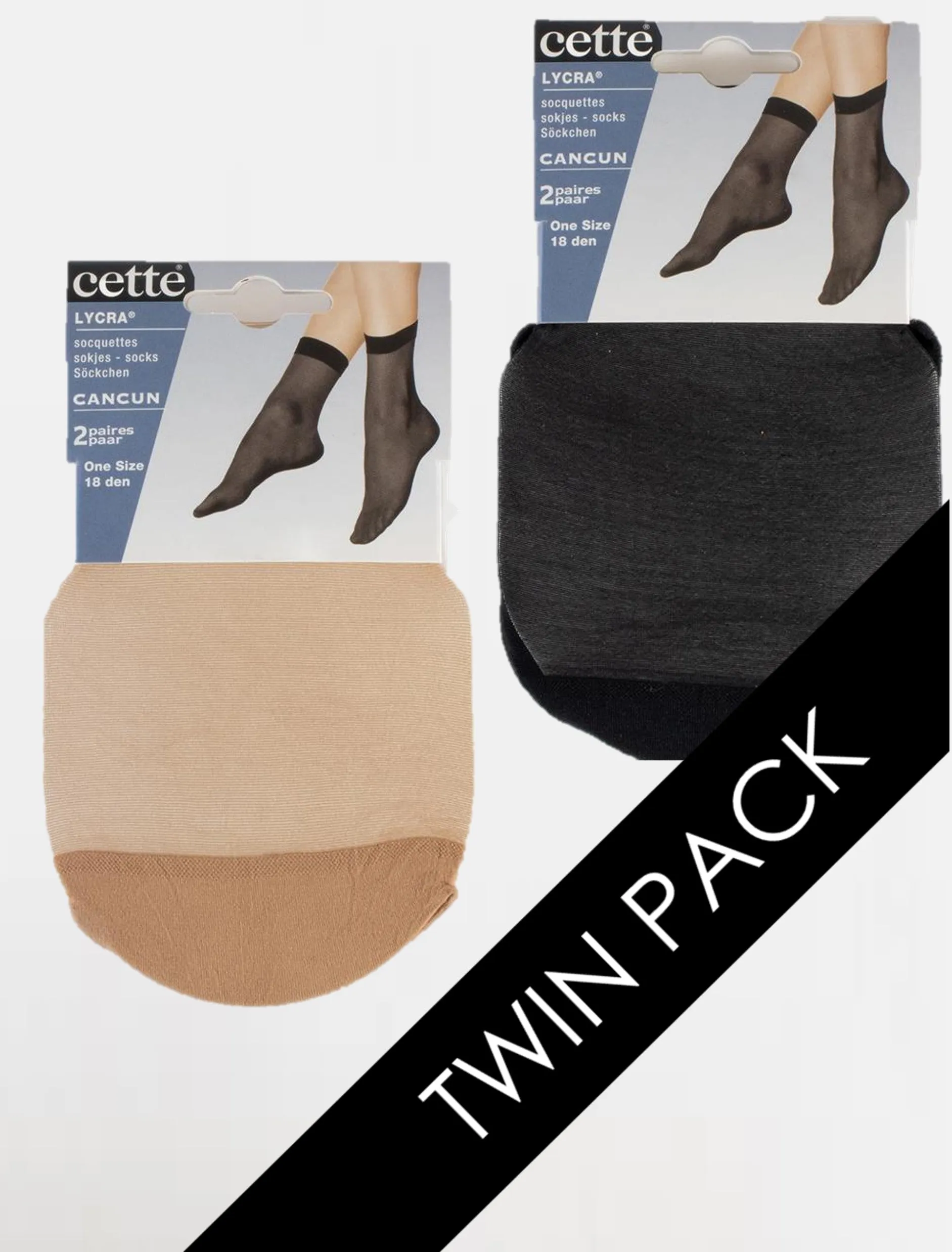 Cette Cancun Socks (Value Twin Pack)