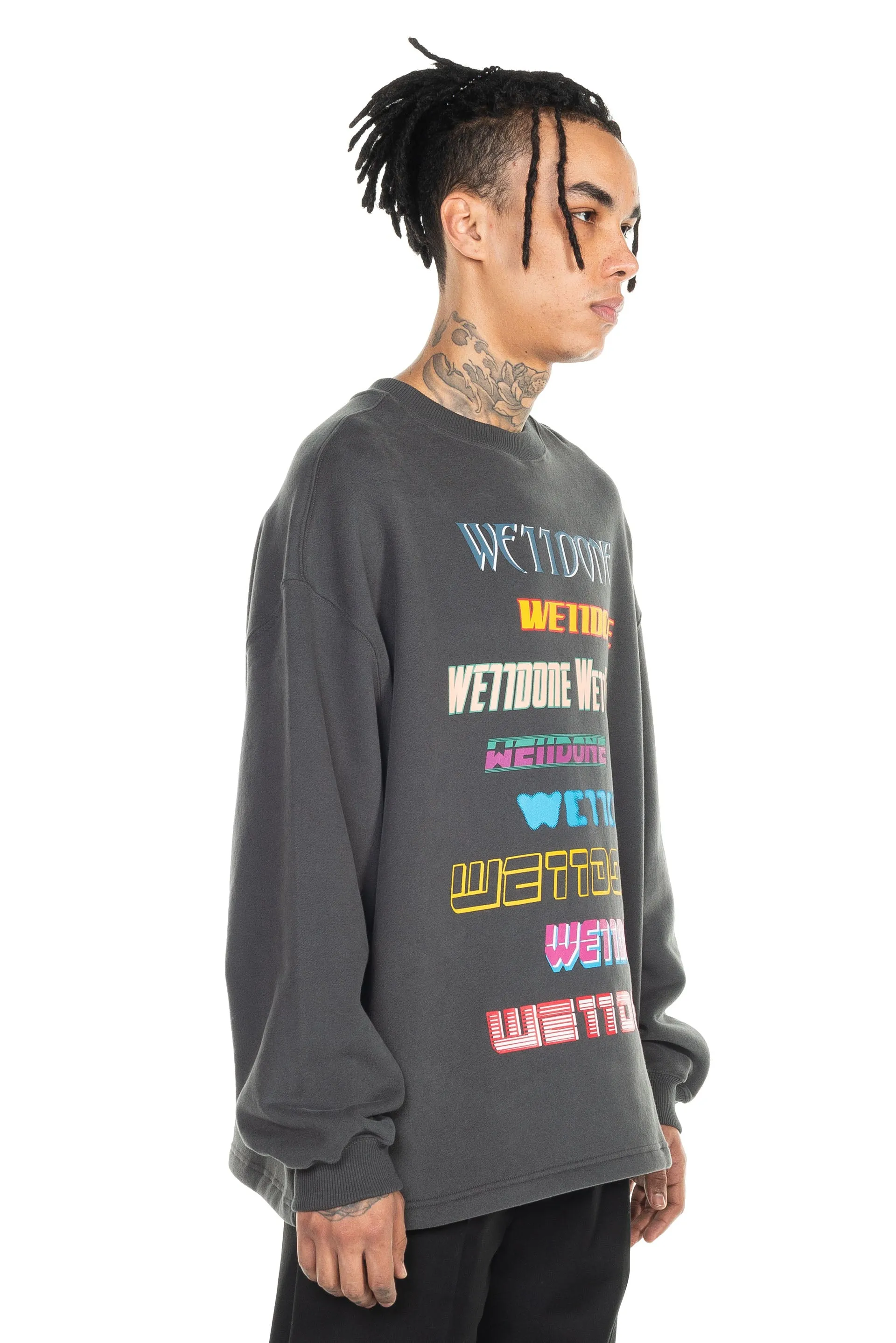 Charcoal Front Logo Sweatshirt