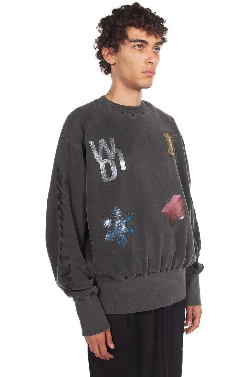 Charcoal Multi Logo Sweatshirt