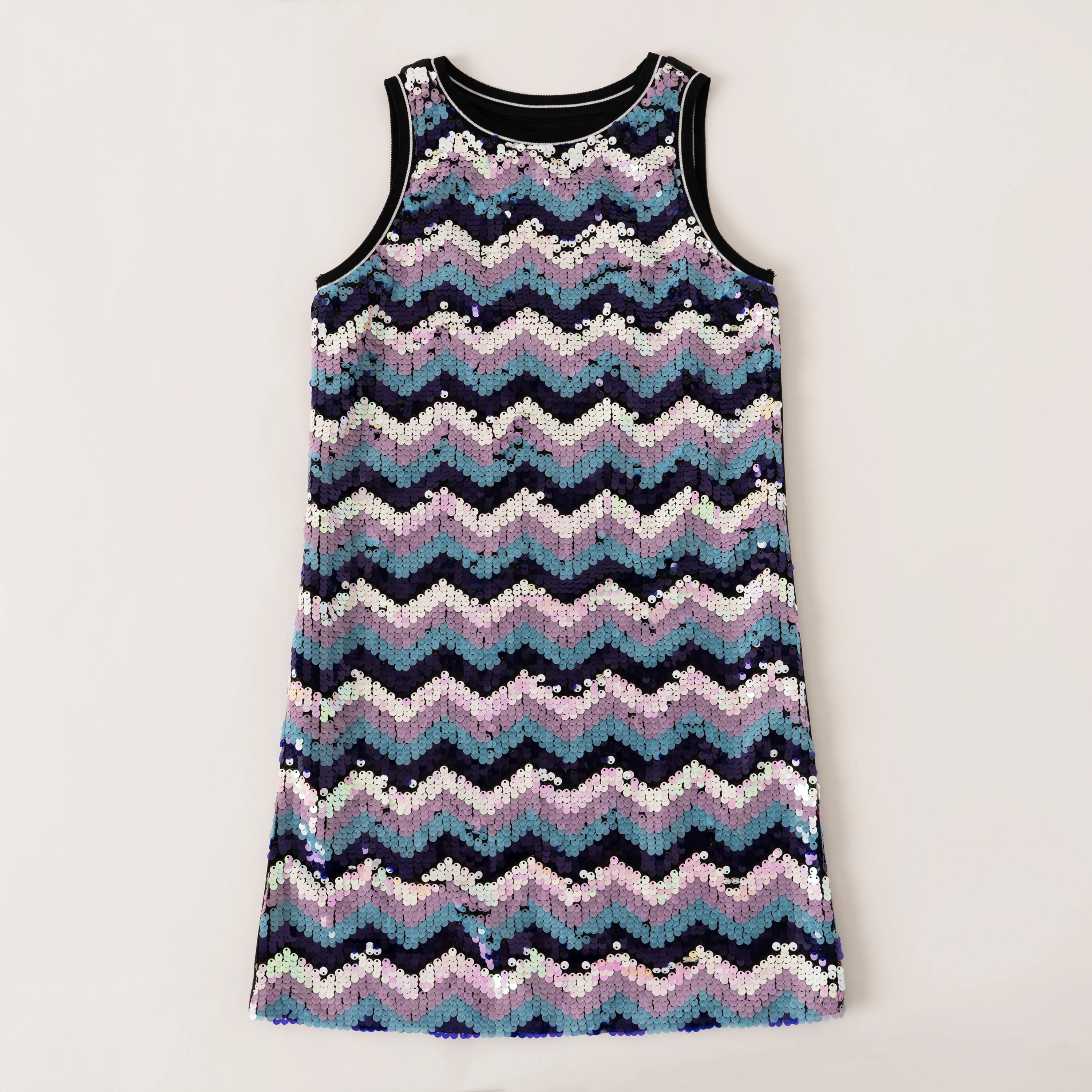 Chevron Sequin Dress