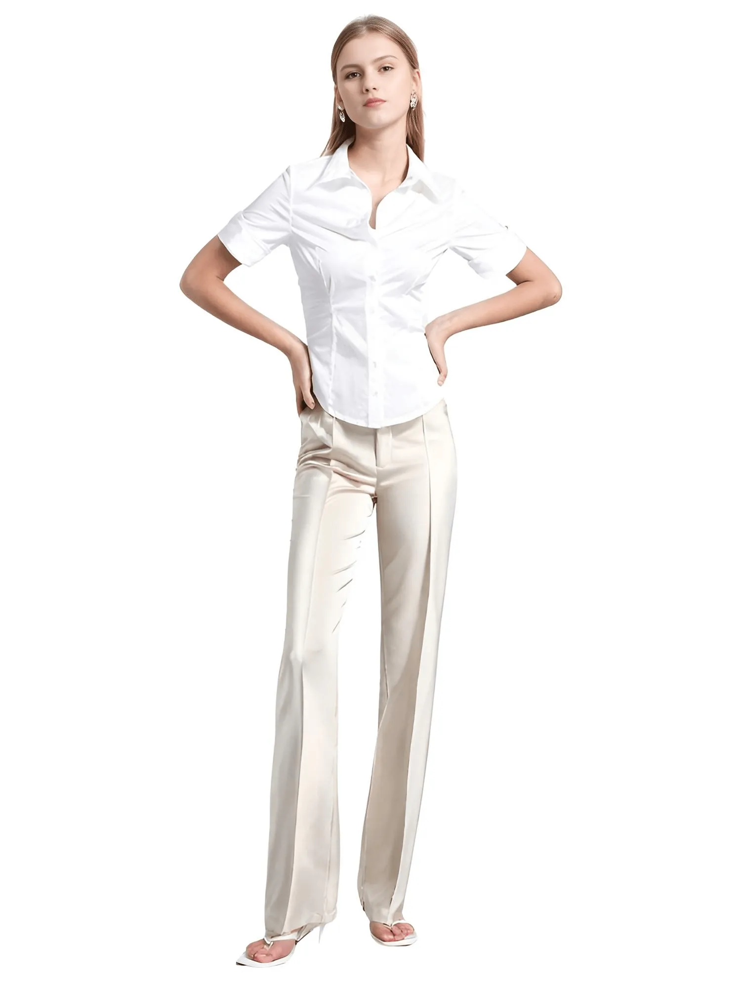 Chic Fashion Office Wear Dressy Pants For Women