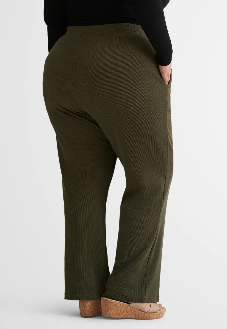 Chrissy Relax Ribbed Pants