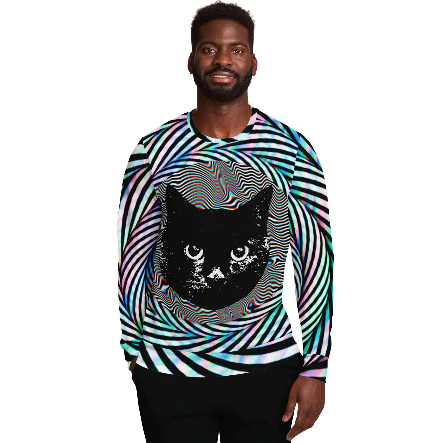 Citty Head Holographic Sweatshirt