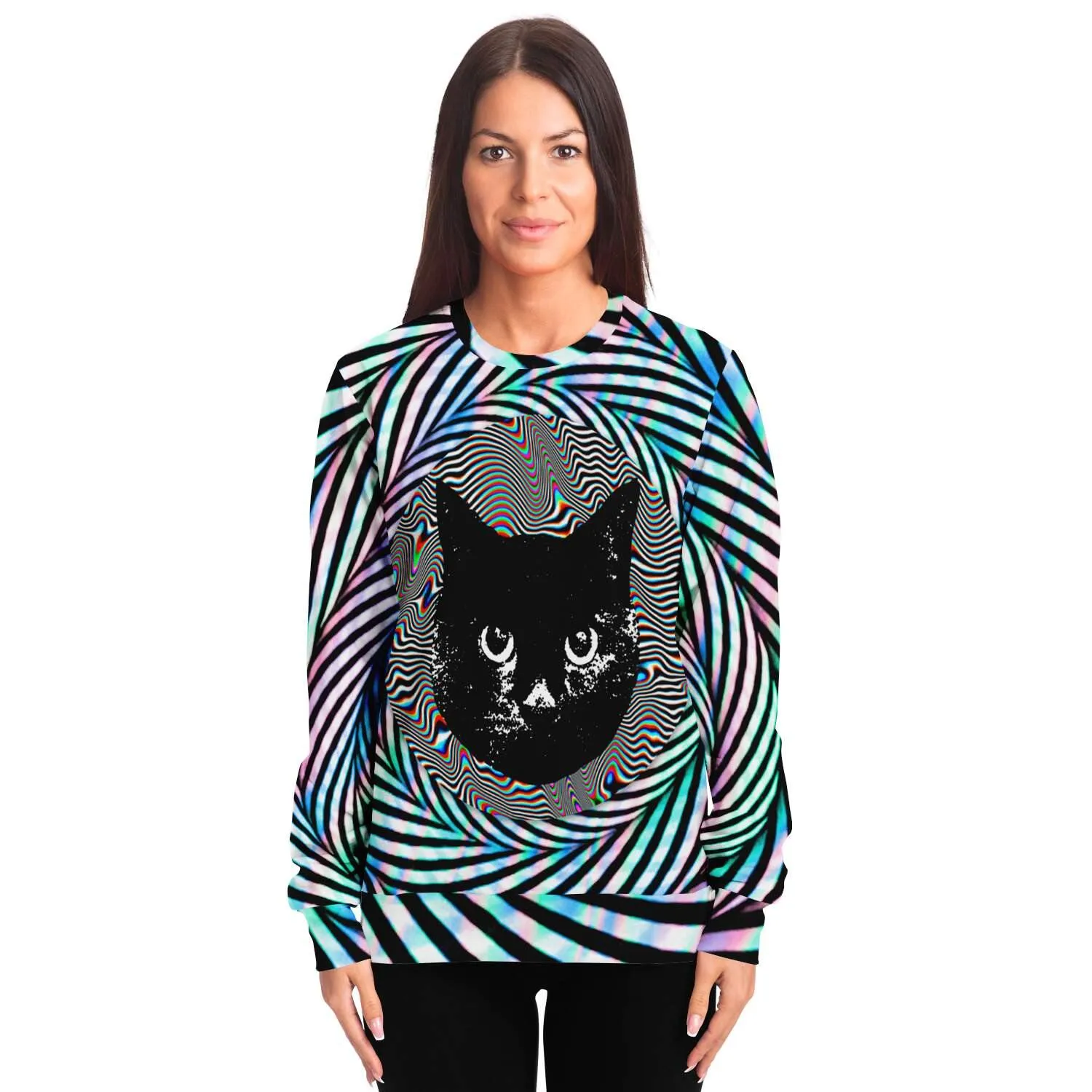 Citty Head Holographic Sweatshirt