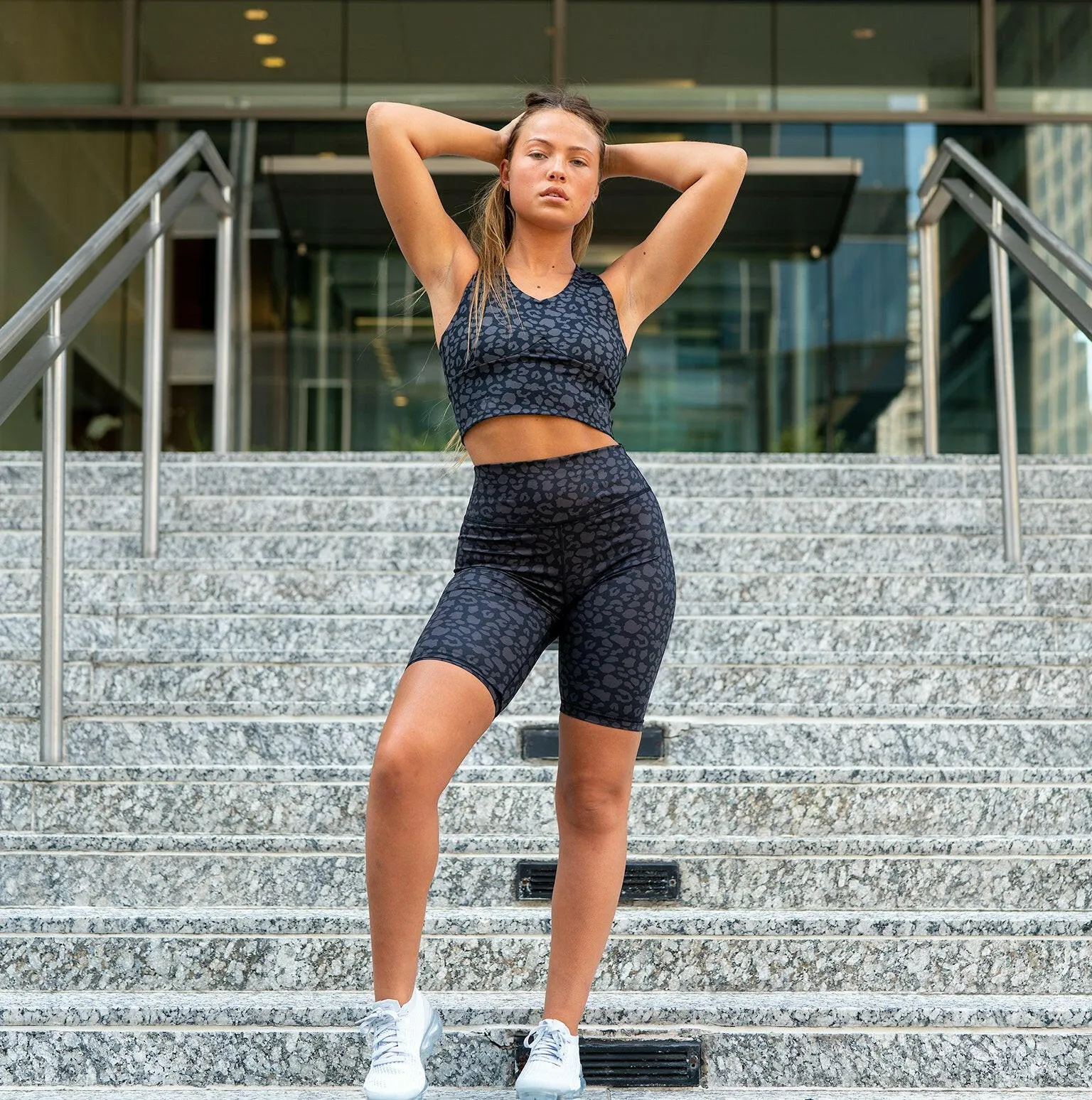 Classic Biker Shorts (Black Jaguar)