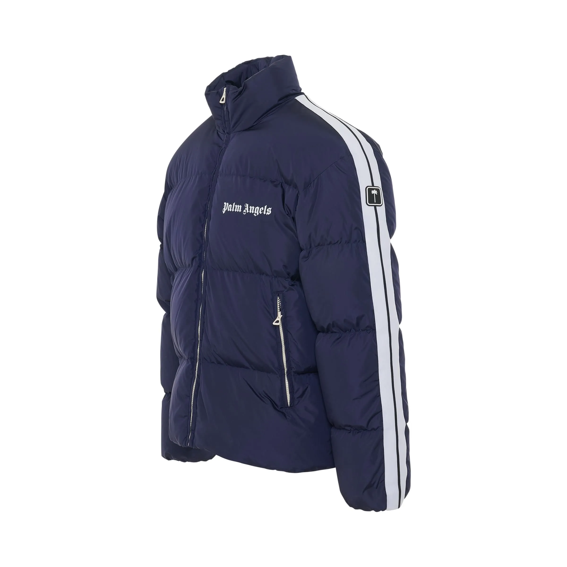 Classic Track Down Jacket in Navy Blue/White