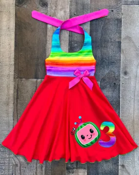 Cocomelon Rainbow Dress