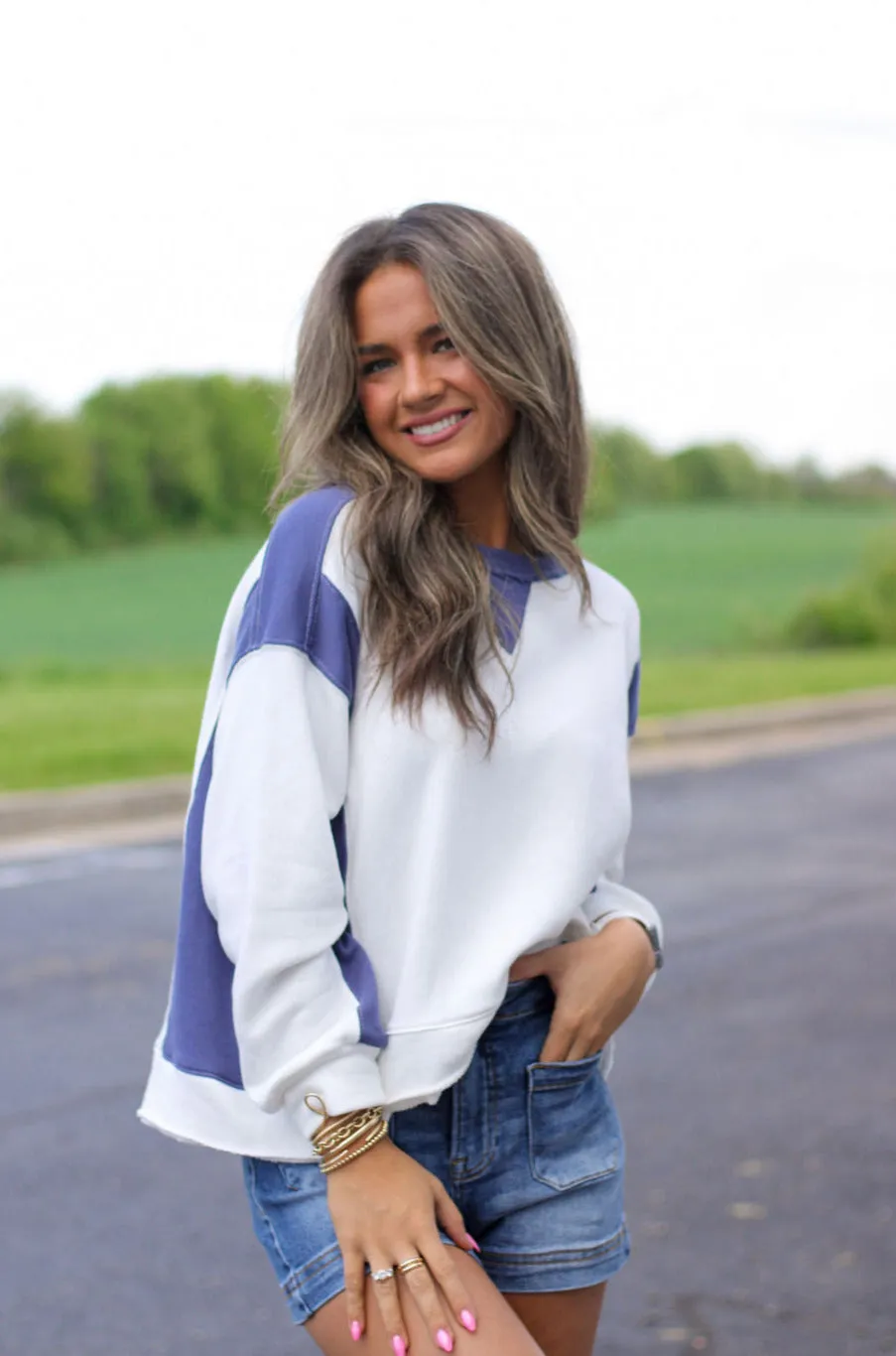 Color Block Sweatshirt